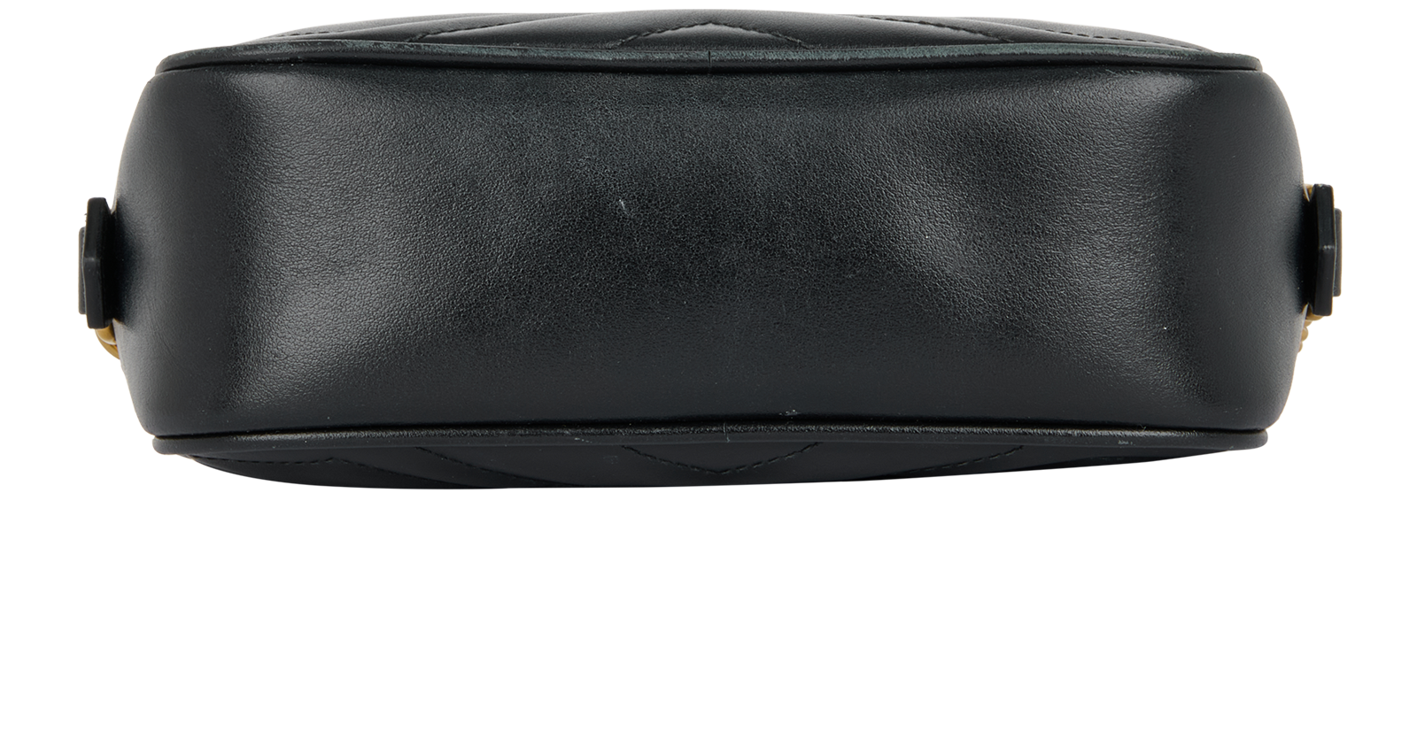 GG Marmont Mini Shoulder Bag, &pound;550, Handbags, Black, Leather, Top view